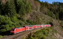 146 233	 Donaueschingen  mit dem RE 4735 (Karlsruhe Hbf - Konstanz) bei Triberg 11.8.23