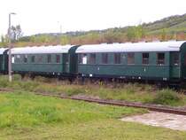 3.Klasse Wagen der  TG 50 3708-0 e.V. Halberstadt , abgestellt im Bf Karsdorf; 08.09.2007