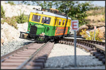 Solange Scrat seine Nuss hat ist alles gut ! 

Gartenbahntage bei KHG am 15.August 2023.
Durch eine Weichenstörung kam es zur entgleisung. 