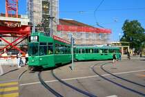 BVB Basel Schindler Cornichon Be4/4 Wagen 482 am 11.07.23 in Basel