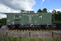 Mitte August 2023 war im Militärhistorisches Museum der Bundeswehr am Flugplatz Berlin-Gatow der Gepäck-/Begleitwagens vom Typ Pwghss (51 80 09-10510-8) des US Army Transportation Corps ausgestellt.