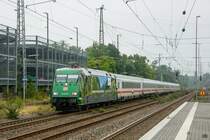 DB 101 019-8  Fahrtziel Natur  mit IC2040 in Solingen Hbf, August 2023.