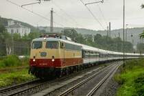 TRI 112 268-8 mit Fußballsonderzug von Köln nach Dortmund in Wuppertal, August 2023.