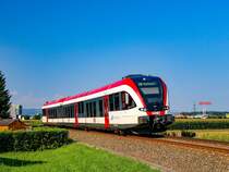 Pirka. Der GKB Triebwagen 5063 006 ist hier am 22.08.2023 als S7 bei Pirka zu sehen.