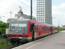 DB Dieseltriebwagenzug 628 536-5 im Dortmunder Hauptbahnhof am 20.05.2004 