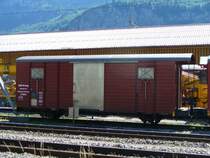 TB - Dienstwagen X 9603 ( Beiwagen zum Hilfswagen Meiringen ) Abgestellt in Meiringen am 05.08.2007