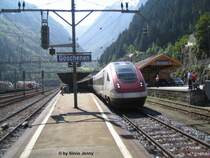 Ein ICN in G�schenen ist immer noch Zukunft, aber ab Ende 2008 sollen die ersten ICN �ber den Gotthard fahren, allerdings nur in EInfachtraktion statt Doppeltraktion, wie das am Gotthardjubi am 8.9.07 praktiziert wurde.