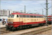 217 001 (753 001) der DB Systemtechnik Minden sonnt sich w�hrend der Fahrzeugausstellung in der Mittagssonne. (01.07.2007)