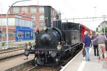 Eb 2/4 im Bahnhof Arbon am 9. 9. 2007
Diese Alte Dampflokomotive ist ein sehr seltener Gast im Raum Bodensee.