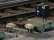 Weiche 43 am Skandinavienkai in Travem�nde. 11.9.07 auch: www.artsbilder.de