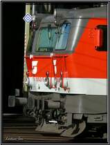 Zwei E- Loks 1044 053 + 090 stehen bei der Drehscheibe in Knittelfeld.
11.09.2007