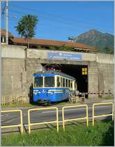 Die alten, klassischen SSIF Triebwagen verkehren heute meist noch im Regionalverkehr zwischen Domodossola und Re.
Das Bild zeigt den SSIF ABe 8/8 N° 22  Ticino  beim Erreichen der Endstation Domodossola. 
10. Sept. 2007