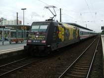 BR 101 141-0 im Schub des IC 2013 Dortmund - Oberstdorf.
(13.09.2007)