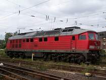 Diese  Ludmilla  harrt in Osterfeld der Dinge die da kommen. Selbst im Stand sind diese Lokomotiven sehr beeindruckend. Das Foto stammt vom 13.09.2007