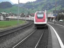 Der ICN bei einem Zwischenhalt in Schwyz am 08.09.2007 