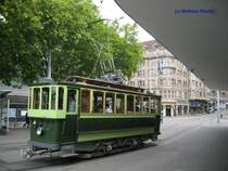 Am VBZ Jubil�um verkehreten die Tram- Oldtimer in der ganzen Stadt, am 9. sept 07