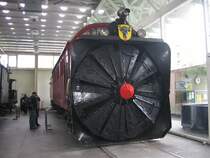 Im Verkehrshaus Luzern stand am 3.10.05 diese Schneefr�se