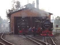 99 713 und 99 1775 in Radebeul Ost, 15.09.07