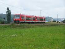 Die Br.650 118-3 fuhr am 15.September 2007 �ber die Brenzbahn nach Ulm Hbf. Aufgenommen bei Heidenheim-Mergelstetten.