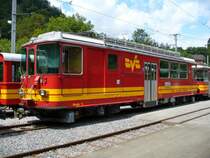 TPC / BVB - Zahnradtriebwagen BDeh 4/4  82 im Depotareal von Bex am 29.07.2007