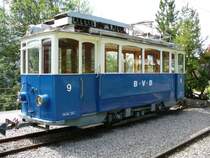 TPC / BVB - Triebwagen Be 2/2  9 ( ex Z�rcher Tram ) .. Bild vom 29.07.2007