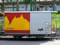 TPC / BVB - G�terwagen Gk  705  im Bahnhof von Villars am 29.07.2007