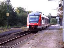 Die Sollingbahn f�hrt aus Ottbergen aus.
