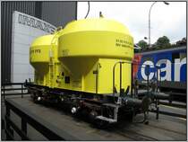 Ein ausgestellter Silo-Wagen im Verkehrshaus der Schweiz in Luzern. (21.07.2007)
