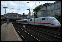 ICE 1 Mit ICE 76 Kommend von Z�rich HB F�hrt Aus Dem Bahnhof Hamburg-Hbf Ziel Ist Kiel-Hbf 16.09.07