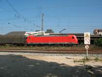 BR 185 155 (ohne Beschriftung) am 16.9.07 in F�rth