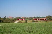 Vier auf einen Streich... - An diesem Nachmittag des 16.09.07 sind jedenfalls nur zwei 650 in die jeweilige Richtungen gefahren, dass sie aber alle zusammen auf dem Bild sind, erm�glicht das Bildbearbeitungsprogramm... - Ort der Aufnahme ist Aalen-Oberalfingen.