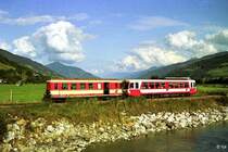 5090 006 + BD/s als R 5915 bei Niedernsill (11. September 1992)