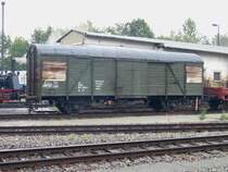 Dieser G�terwagen steht im BW Glauchau, 09.09.07