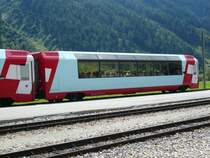 Panoramwagen de Matterhorn Gotthard Bahn am 13.8.2007 in Oberwald