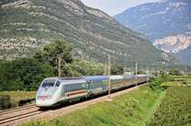 FS E414 124, Serravalle all'Adige, IC609, 25.08.2024.
