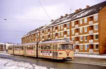 Bremen 418 + 618, Falkenstraße, 05.01.1987.

