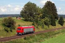 2700 81 der OHE auf Probefahrt im Allg�u, in G�rwangs (13.08.2007)