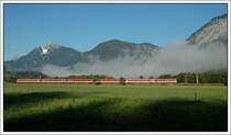 IC 510  Fischer von Erlach  von Graz nach Salzburg, aufgenommen am 14.9.2007 in Nieder�blarn. Falls es jemanden interessiert, Triebkopf war 4010 029.