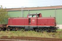 212 370-1 (V 100) der EfW-Verkehrsgesellschaft mbH in Datteln am 28.09.2007.