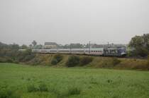 101 101-4 zieht am 28.09.07 den IC 2064 von N�rnberg HBF nach Karlsruhe HBF, hier in H�he Aalen-Oberalfingen aufgenommen.