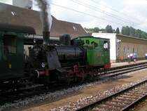 AMTF Lok N� 9  Anna  am Ende des Pendelzuges Ettelbr�ck-Bissen am 09.06.07.