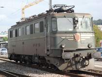 Die Ae 6/6 11405  NIDWALDEN  bei einer  Kaffeepause  in Pf�ffikon SZ am 27.09.2007