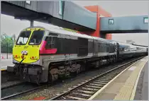 Der Enterprises Service 10h30 nach Dublin steht am 25. September 2007 abfahrbereit im Bahnhof von Belfast Central. 