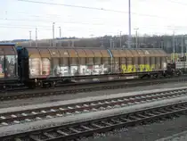 Habbiins 33 80 2742 387-4 stand,am 01.Februar 2025,im Bahnhof Saalfeld.