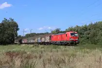 193 354-8 (DB) mit einem Güterzug in Ratingen Lintorf, 24. August 2024