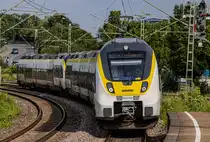 Eine BR8442 der SWEG,fährt hier gemütlich durch Tamm auf dem Weg um seinen nächsten Halt: Bietigheim-Bissingen anzufahren. - 21.07.2024