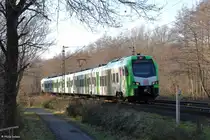 3429 022 A (DB) als RB32 in Richtung Dortmund Hbf in Castrop-Rauxel, 30. November 2024