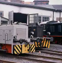 Lokomotiven vor dem Bayerischen Eisenbahnmuseum Nördlingen/Ries (??) Datum unbekannt