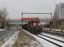 742 151-4 zu sehen am 25.11.25 mit einer Übergabe bei Citice.