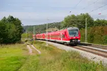 440 324 DB Regio als RB 58121 (Würzburg Hbf - Treuchtlingen) bei Lehrberg, 21.09.2021
